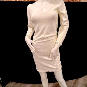 Guess Off White Women's Sweater Dress